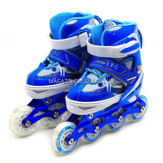 Дитячі ролики (розмір 30-33, метал, колеса ПУ) Синій RS17023