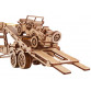 Дерев'яний конструктор Wood Trick Причіп автовоз.Техніка збірки - 3d пазл