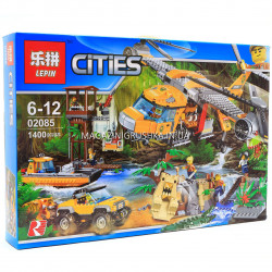 Конструктор «Cities» - Вертолёт для доставки грузов в джунгли 02085