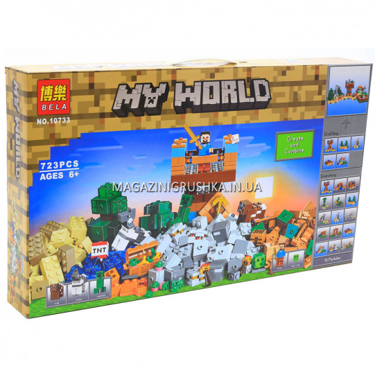 Конструктор майнкрафт (Minecraft) «My world» - Верстат 2.0 (10733)