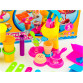 Набор пластилина для творчества «Фабрика мороженного» (5 цветов, аппарат и формочки для мороженного)
