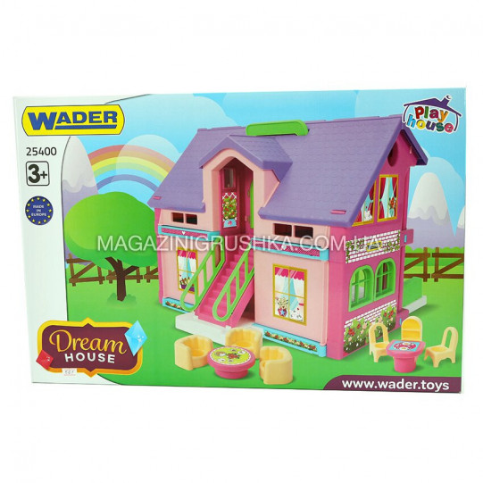 Большой домик фирмы Wader - Домик для кукол