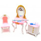Дитяча іграшкова меблі Глорія Gloria для ляльок Барбі Спальня 2319. Облаштуйте ляльковий будиночок
