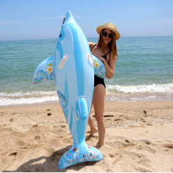 Надувная игрушка для плавания- плотик «Дельфин»