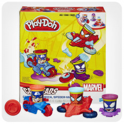 Набор для лепки Play-Doh «Транспортные средства героев Марвел»