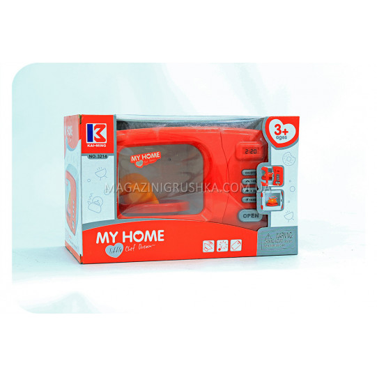 Детская микроволновая печь на батарейках «My Home» (свет, звук) 3214