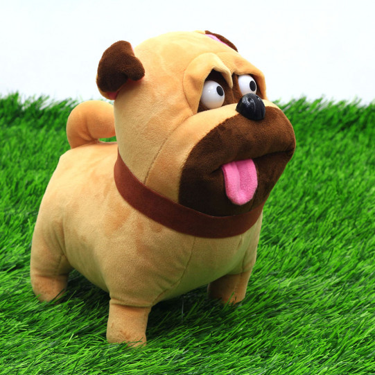 Мягкая игрушка KinderToys Мопс Мэл «Тайная жизнь домашних животных» (00112-71)