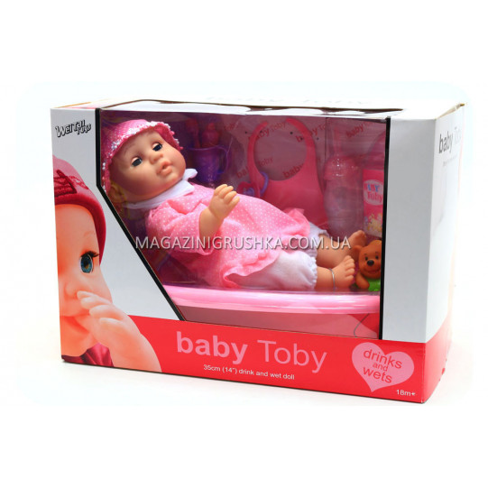 Пупс Baby Toby в ванночке с аксессуарами и питомцем 30808A3