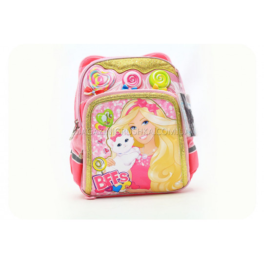 Рюкзак школьный каркасный «Девочка с котенком» BB0275