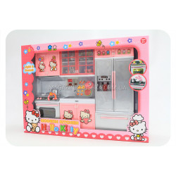 Кухня детская для кукол «Хелоу Кити» (свет, звук) 26210 HK