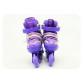 Роликовые коньки, размер 31-34 S Фиолетовые (1001)
