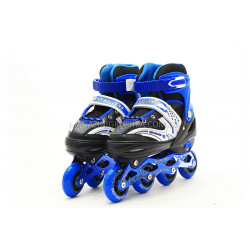 Роликовые коньки, размер 39-42 L Синие (1003)