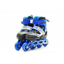 Роликовые коньки, размер 31-34 S Синие (1001)