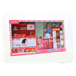 Кухня дитяча c лялькою «kitchen Gift set» (світло) 8085