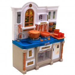 Дитяча іграшкова меблі Cook для ляльок Барбі Кухня (світло, звук) 3022