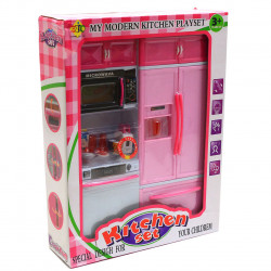 Кухня детская для кукол Kitchen set со световыми и звуковыми эффектами 24х7х32 см (6610-9)
