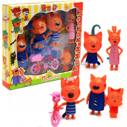 Детский игровой набор фигурок «Три кота. Пикник» 651