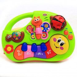 Дитяча розвиваюча іграшка Play Smart «Музичне піаніно» веселі жучки (7553)