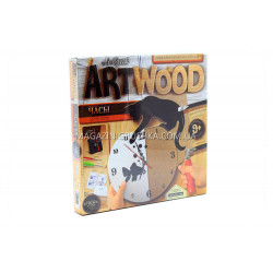 Набор для креативного творчества Danko toys ArtWood. Настенные часы LBZ-01-02