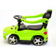 Детская машинка каталка-толокар Mercedes SX1578-5 салатовый, кож сиденье, EVA колеса, MP3