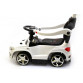 Детская машинка каталка-толокар Mercedes SX1578-1 белый, кож сиденье, EVA колеса, MP3