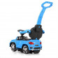 Детская машинка каталка-толокар Mercedes SX1578-9 голубой, кож сиденье, EVA колеса, MP3