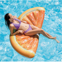 Матрас надувной Intex Апельсин (Orange Slice) арт.58763. Отлично подходит для отдыха на море, в бассейне