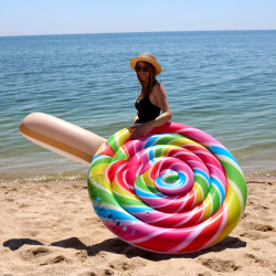 Матрас плот надувной Intex Леденец (Lollypop Float) арт.58753. Отлично подходит для отдыха на море