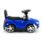 Дитяча машинка каталка-толокар Mercedes SX1578-4 синій, шкір сидіння, EVA колеса, MP3