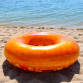Надувной круг Intex Шоколадный пончик с присыпкой(Donut)56262. Отлично подходит для отдыха на море, в бассейне