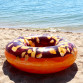 Надувной круг Intex Шоколадный пончик с присыпкой(Donut)56262. Отлично подходит для отдыха на море, в бассейне