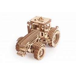 Деревянный конструктор Wood Trick Трактор.Техника сборки - 3d пазл