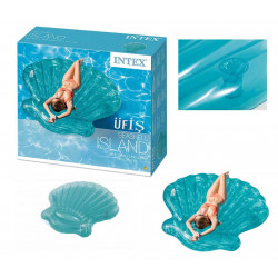 Матрас плот надувной Intex Морская Ракушка (Seashell) арт.57255. Отлично подходит для отдыха на море, в бассейне