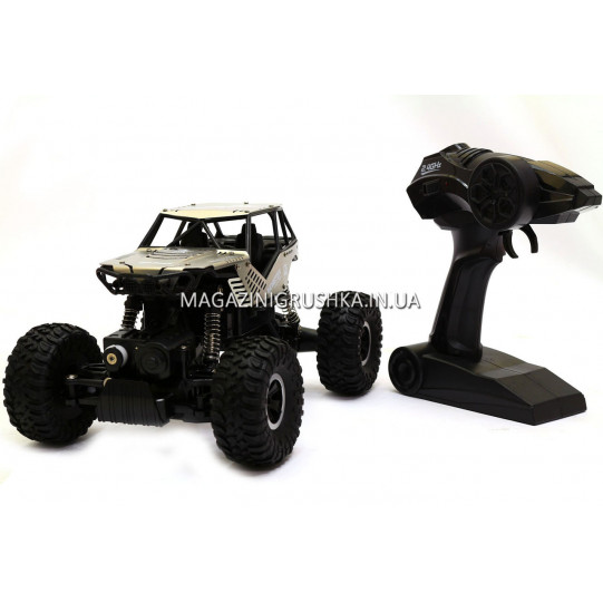 Автомобіль джип на пульті управління Sulong Toys 1:18 Off-road Rock Crawler Сріблястий (SL-111S)