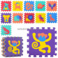 Игровой коврик-мозаика «Животные» M 2611