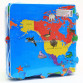 Игровой коврик-мозаика «Карта мира» M 2612