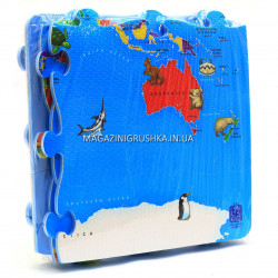 Ігровий килимок-мозаїка «Карта світу» M 2612