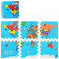 Игровой коврик-мозаика «Карта мира» M 2612