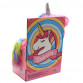 Інтерактивна м'яка іграшка «Поні» єдиноріг на повідку (рожева), ходить, співає, ірже 30*10*35 см (M1244)