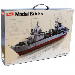 Конструктор Sluban Model Brick Военный корабль, 497 деталей (M38-B0701)