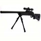Снайперская винтовка «Airsoft Gun» Черная, 110 см, дальность стрельбы 50 м, скорость 80 м/с (ZM51)