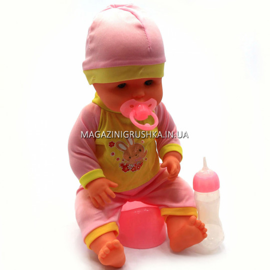 Пупсик «Малюки» Кукла Limo Toy №5 (соска, бутылочка, горшок) M 1493