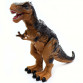 Радиоуправляемый Динозавр Wen sheng Коричневый ходит, издает реалистические звуки, рычит, выдыхает пар 35 см