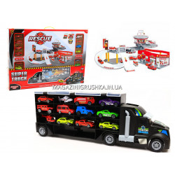 Детский игровой набор паркинг, контейнер-гараж Super truck P877-A