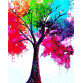 Картина за номерами Яскраве дерево AS0306