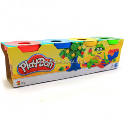 Набор для лепки Play-Doh - Масса для лепки (4 баночки - 224 гр) 23241