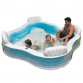 Семейный надувной бассейн со спинками и надувными сиденьями Intex 56475