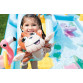 Детский надувной игровой центр Intex 57161 «Приключения в Джунглях» с горкой, игрой в кольца, шариками, надувньми игрушками, 257х216х84см.