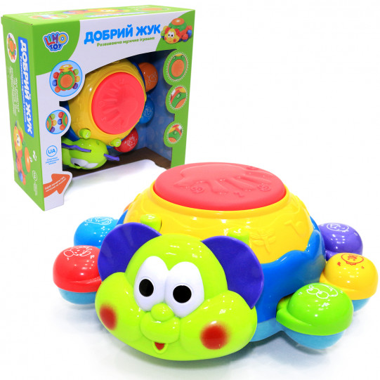Розвиваюча музична іграшка Limo Toy «Добрий жук», рос. яз., 18*8*22 см (7259)