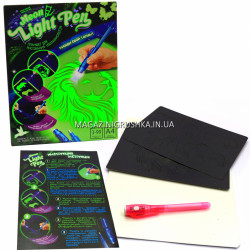 Набір для малювання ультрафіолетом Danko Toys «Neon Light Pen», формат А4, NLP-01-01